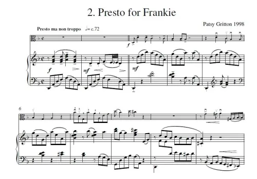 Piano example
